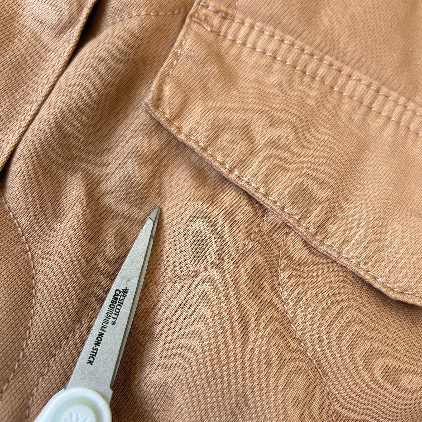 Universal Thread Tan Quilted Utility Jacket Women… - image 10