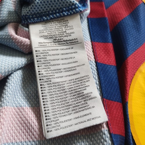 Barcelona Barca 2011/2012 Home Nike Football Soccer Shirt Jersey Top Medium 20 - Picture 10 of 11