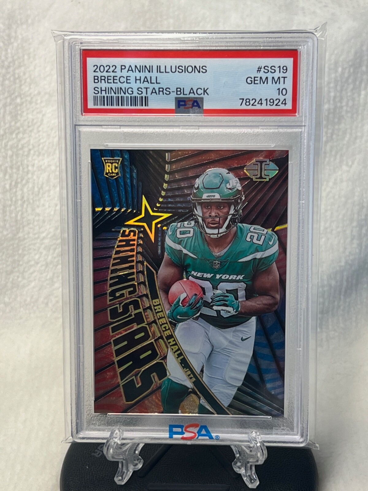 Breece Hall Panini Illusions Shining Stars #SS19 Black