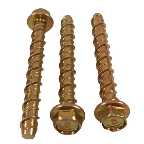 Genuine Thunderbolt M5 M6 Flange Head Bolt Masonry Screw Concrete Brick Anchor - Picture 4 of 12