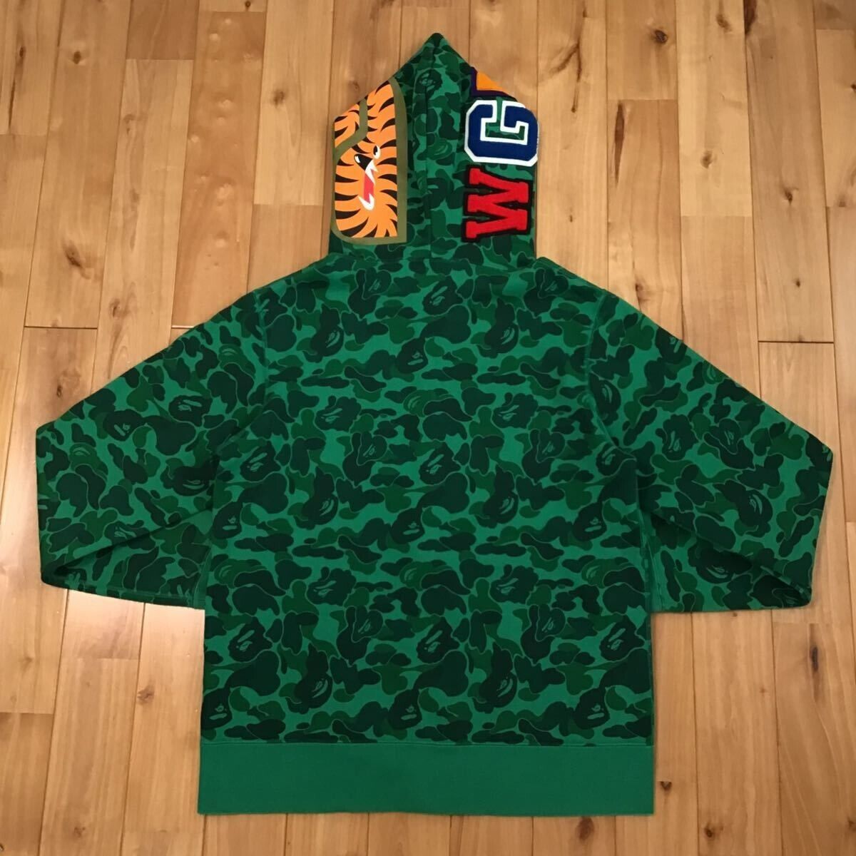 BAPE Shibuya city camo shark full zip hoodie Green A Bathing BAPE Shibuya city camo shark full zip hoodie Green A Bathing