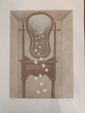 Enrico Benaglia - Specchio e stelle - Litografia numerata 26/50