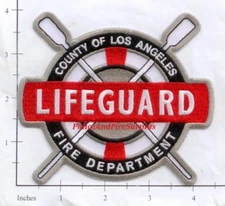 California - Los Angeles County CA Lifeguard Fire Dept Patch v1