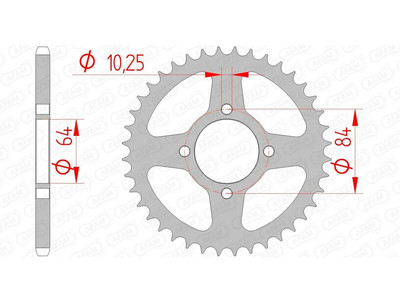 AFAM Timpano AFAM standard acciaio standard 22505-520