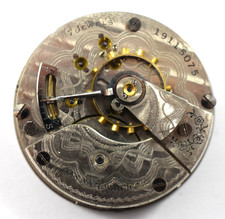 Vintage Elgin Grade 336 18s 17J OF Pocket Watch Movement lot.wd