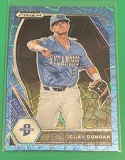 2021 Panini Prizm Draft Picks Blue Velocity Prizm Clay Dungan #PDP209