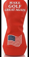 Make Golf Great Again Headcover   Funny Golf Club Cover   Trump Golf Head Cover