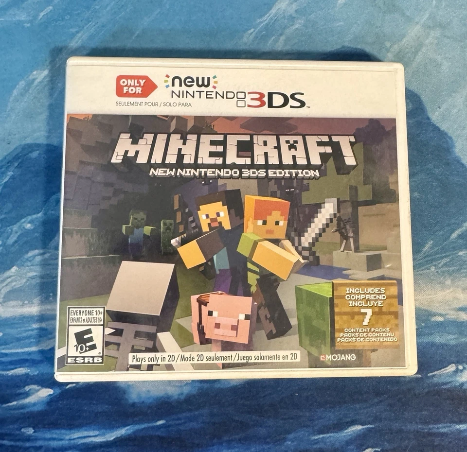 Minecraft: New Nintendo 3DS Edition (Nintendo 3DS, 2017) CIB Complete Working - Image 2 of 4