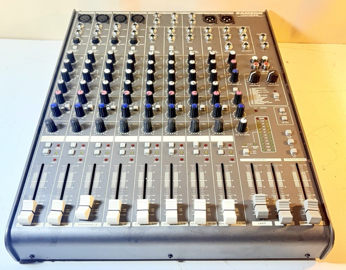 1028-143 MIDIサウンドモジュール SAMSON MDR-1248 12 Channel Mixer | eBay