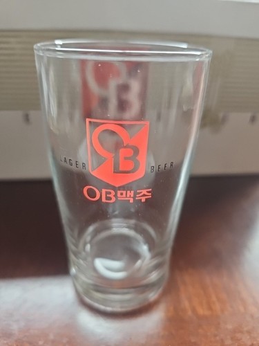 Cerveza OB Lager 7 OZ Juego de 10 vasos de cerveza coreanos vintage - Imagen 2 de 9