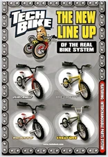 Vintage Print Ad 2000 Tech Deck Bike Sports Toy BMX Original Promo Poster Art