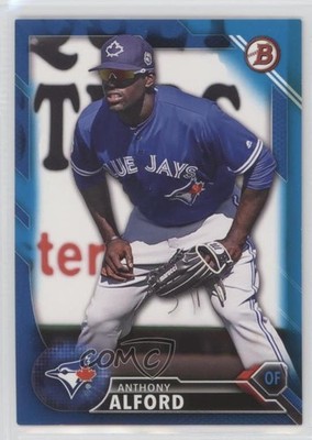 2016 Bowman Draft Top Prospects Blue 108/150 Anthony Alford #BD-170 d8g