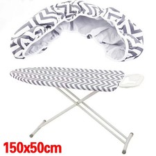 Super Extra Wide Large Elasticated Ironing Board Cover Replacement 150x50cm NEW