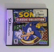 Sonic Classic Collection Nintendo DS Case and manual/ inserts only
