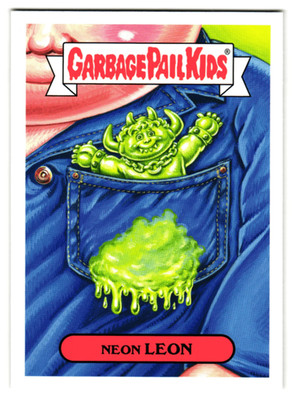 Neon Leon Garbage Pail Kids Slime 2019 We Hate The '90s