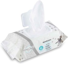 110 Pack Pet Grooming Wipes Large, 8.6"x7.8" Hypoallergenic for Dogs Cats
