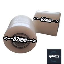 X2 Pallet Truck light weight Nylon Load Wheels 82mm X 82mm with 20mm ID Bearings