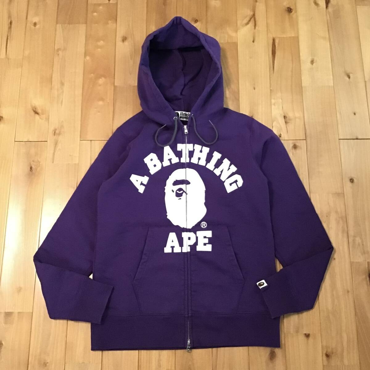 ひ*こ様 MOUSSY✖️BAPE BP/MS COLLEGE LOGO ZIP MOUSSY A BATHING APE COLLEGE LOGO ZIP BP/MS COLLEGE LOGO ZIP