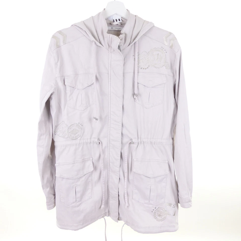 MONARI Parka SommerBeige Stickerei Gold Gr. M 38 - Bild 1 von 3