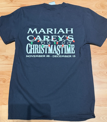 MARIAH CAREY OFFICIAL 2025 CHRISTMASTIME TOUR LAS VEGAS T-SHIRT