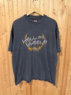 Vintage 2000 Harley-Davidson Hell on Wheels Sandy's Fremont Michigan T-Shirt XL