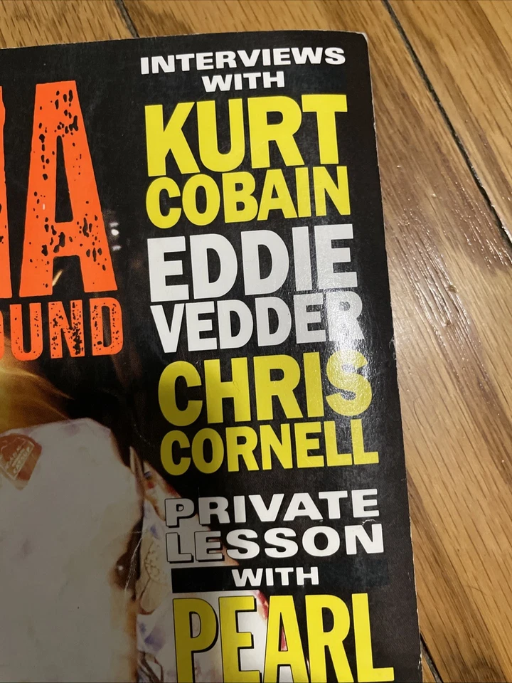 Guitar World Presents NIRVANA & Seattle Sound 1993 Kurt Cobain Eddie Vedder 90s Foto 4 de 4