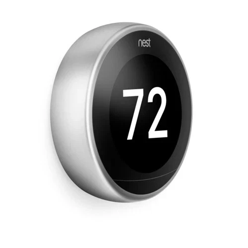 Nest Learning Thermostat 3rd Generation Pro T3008US Stainless Steel New - Image 4 of 4