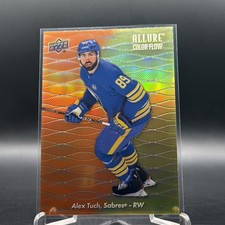 2023-24 Upper Deck Allure - Color Flow Alex Tuch #CF-9 Orange Yellow