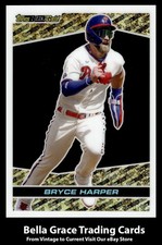 2021 Topps Chrome Update Bryce Harper #BGC-6 Phillies Topps Black Gold