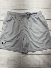 Under Armour Tech Mesh Shorts Youth XL Gray Athletic Performance Gym Training