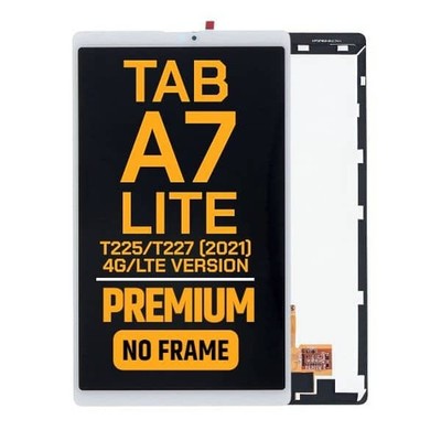 Galaxy Tab A7 Lite 8.7 2021 LTE (T225/T227) LCD Display (White)(4G Version)