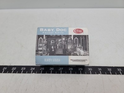 Case XX Baby Doc Pocket Knife Blue Lowe s Shield Exclusive 