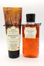 BATH BODY WORKS / WHISKEY TOAST / BODY CREAM HAIR, FACE BODY WASH SET