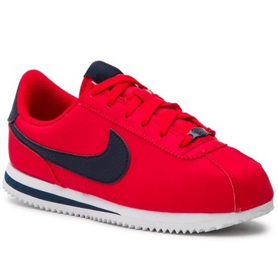 Nike Cortez Basic SL Junior Schuhe Rot-Blau Weiß-Rot 904764 Leder