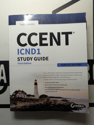 CCENT ICND1 Study Guide : Exam 100-105 by Todd Lammle 2016 Paperback Cisco Sybex