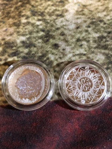 1/20 oz Silver Proof 2022 Plata Pura .999 Day of The Dead Round Lot of 2