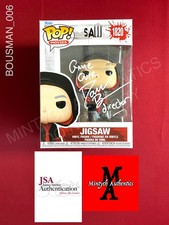 Darren Lynn Bousman autographed signed Jigsaw Saw Funko Pop #1820 JSA COA
