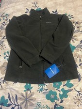 BRAND NEW YOUTH BLACK COLUMBIA SHERPA JACKET SIZE L 14-16 