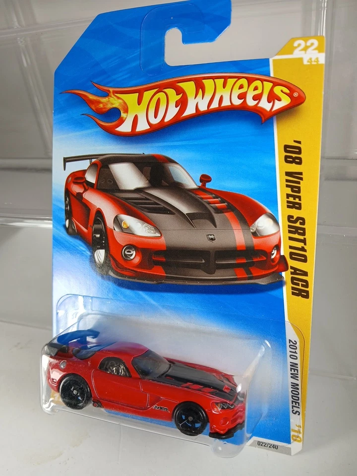 Lote De 3 Hot Wheels '08 Viper SRT10 ACR ROJO NEGRO BLANCO 2010 NUEVOS MODELOS Foto 4 de 4
