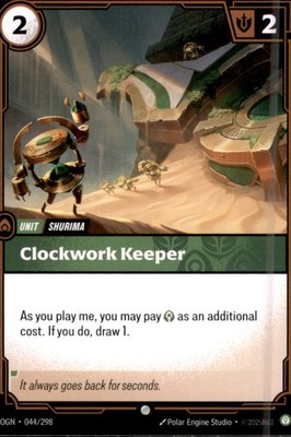 Riftbound OGN044 - Clockwork keeper - Common - Origins