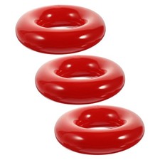 3Pcs Iron Golf Swing Weight Rings Red Durable Training Accessories