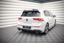 Sportauspuff Endschalldämpfer für VW Golf 8 GTI / Clubsport polliert 100mm ABE