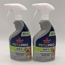 Bissell Pet Pro Stain and Odor Eliminator Set Of 2 Oxy, Enzyme Action