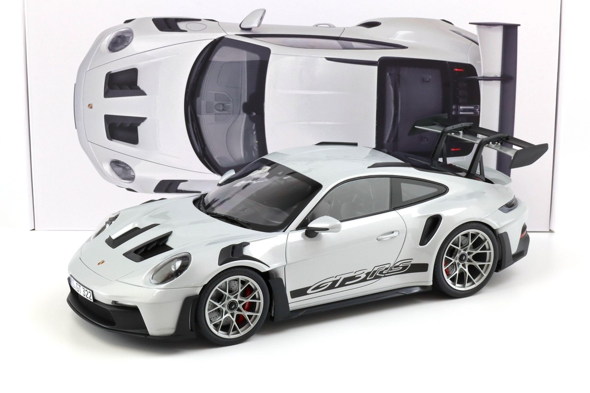 Porsche 911 GT3 RS ミニカー 1/12 1:12 NOREV Porsche 911 992 GT3 Rs Coupe 2022 Gt-Silver Metallic