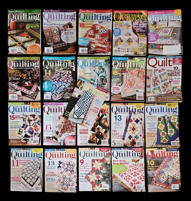 Love of Quilting Magazines Fons & Porters  Quilts Sewing 2008-2016 Lot of 21