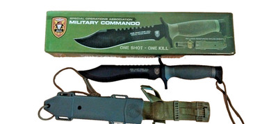 United Cutlery SOA Military Commando Knife mit multifunktionaler Scheide