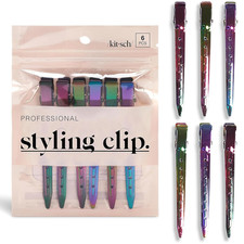 1 Professional Alligator Clips for Hair Styling 3.5" Aluminum Hair Sectioning