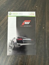 XBOX 360 Manual Only Forza Motorsport 3
