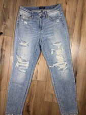 Judy Blue Boyfriend Fit Distressed Jeans
