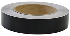Solid Stripe for Auto Truck Boat - 3mil Vinyl - 3/4" x 50' - Black